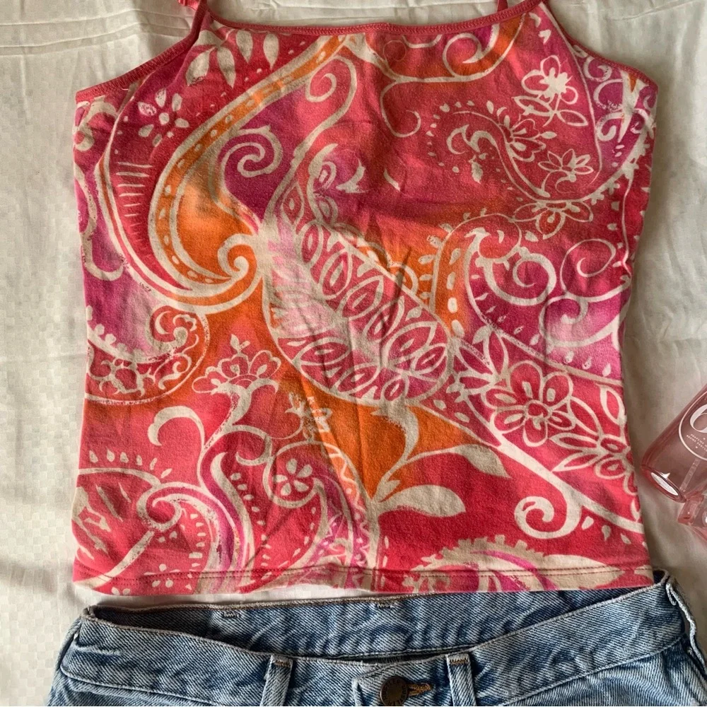 ♡ SOLD!! La Cabana Vintage Tank Top | Size S 🌸 - Picture 3 of 6